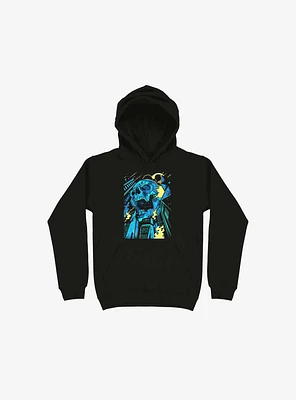 Invasion Of The Giant Techno Skulls Black Hoodie