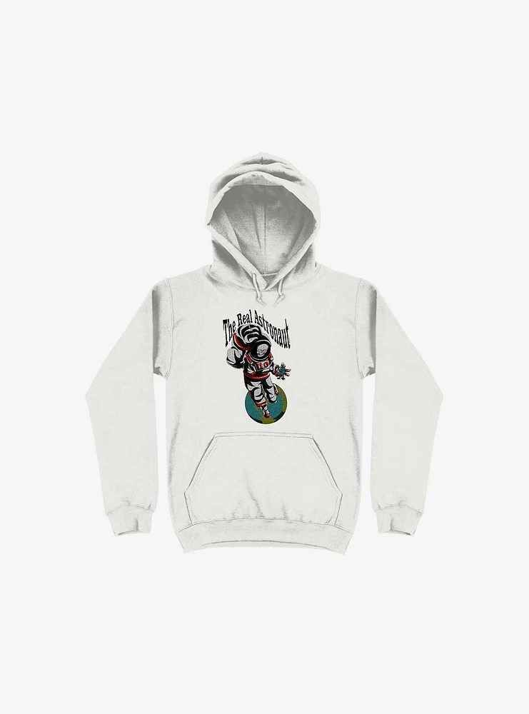 The Real Astronaut Skull White Hoodie