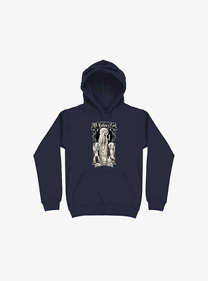 All Hallow's Eve Navy Blue Hoodie