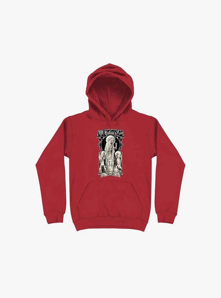 All Hallow's Eve Red Hoodie