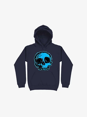 Blue Skull Navy Hoodie