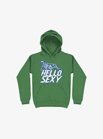 Hello Sexy Skeleton Kelly Green Hoodie