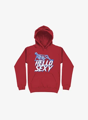 Hello Sexy Skeleton Red Hoodie