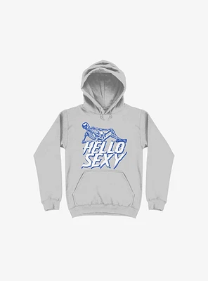 Hello Sexy Skeleton Silver Hoodie