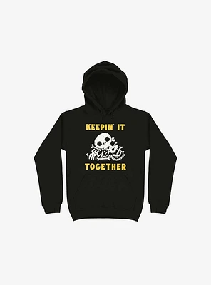 Keepin It Together Bones Black Hoodie