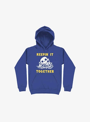 Keepin It Together Bones Royal Blue Hoodie