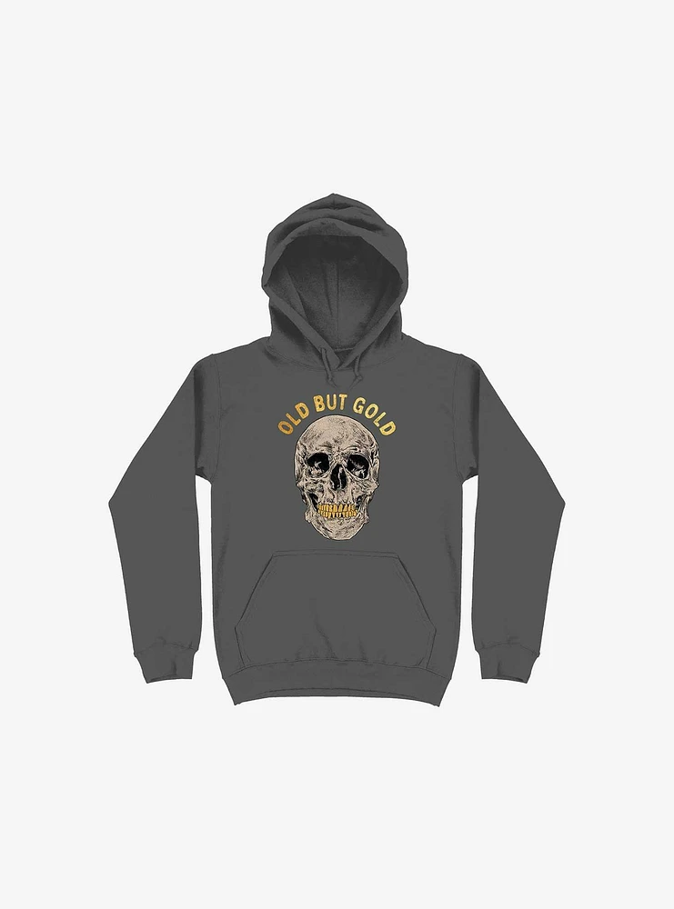 Old But Gold Skull Asphalt Grey Hoodie