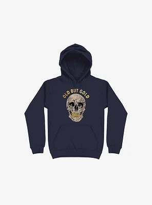 Old But Gold Skull Navy Blue Hoodie