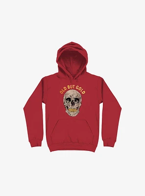 Old But Gold Skull Red Hoodie