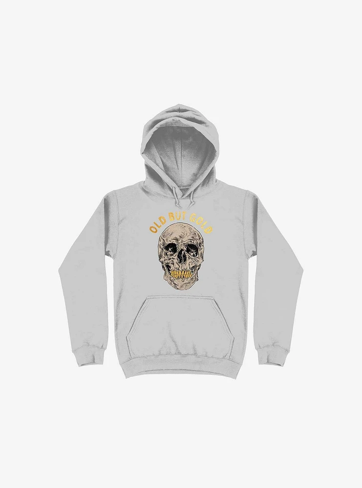 Old But Gold Skull Silver Hoodie