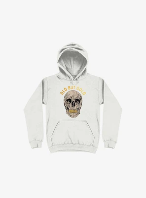 Old But Gold Skull White Hoodie