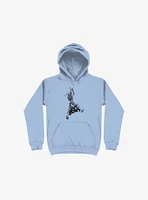 Outbones Skeleton Light Blue Hoodie