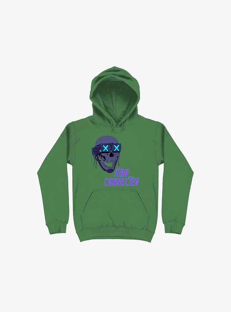 Stay_Connected 2.0 Kelly Green Hoodie