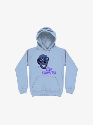 Stay_Connected 2.0 Light Blue Hoodie