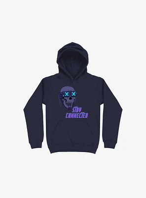 Stay_Connected 2.0 Navy Blue Hoodie