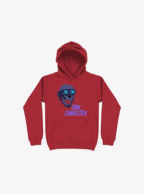 Stay_Connected 2.0 Red Hoodie