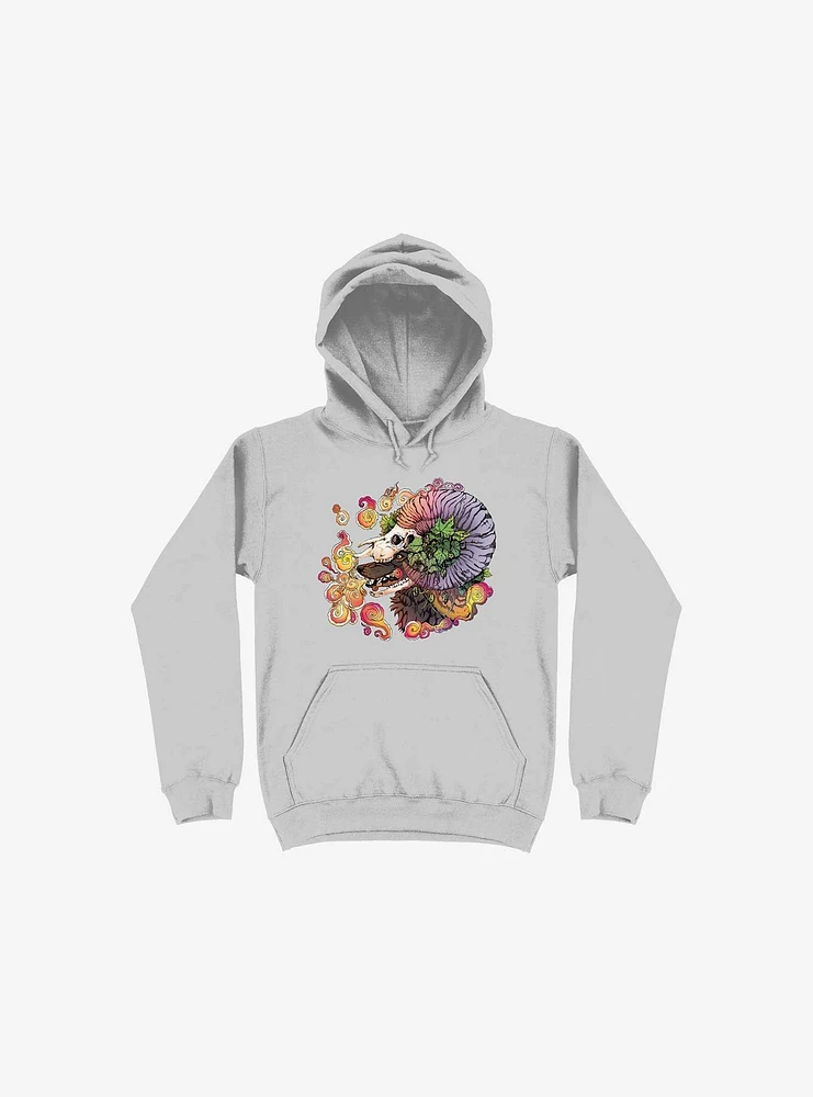 What Doesn't Kill You Becomes Your Armor Wolf And Sheep Silver Hoodie