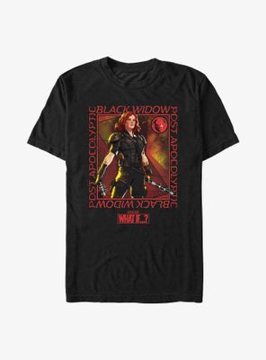 Marvel What If?? Post Apocalyptic Black Widow T-Shirt