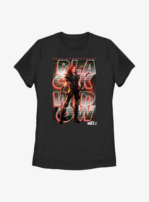 Marvel What If?? Black Widow Post Apocalyptic Key Art Womens T-Shirt