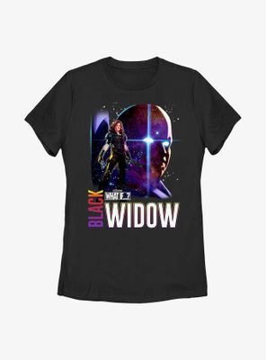Marvel What If?? Post Apocalyptic Black Widow & The Watcher Womens T-Shirt