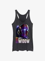 Marvel What If?? Post Apocalyptic Black Widow & The Watcher Womens Tank Top