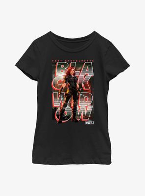 Marvel What If?? Black Widow Post Apocalyptic Key Art Youth Girls T-Shirt