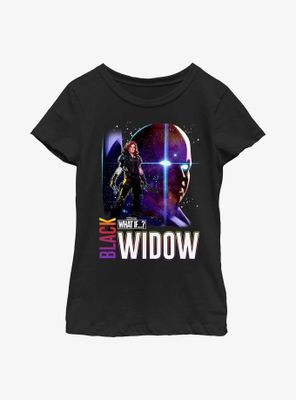Marvel What If?? Post Apocalyptic Black Widow & The Watcher Youth Girls T-Shirt