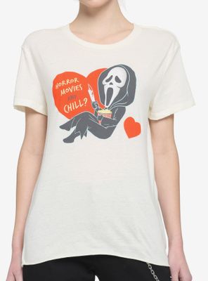 Scream Ghost Face Valentine's Girls T-Shirt