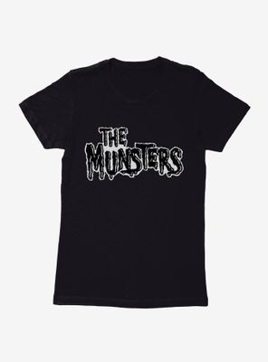 The Munsters Black & White Title Womens T-Shirt