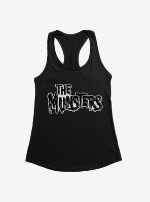The Munsters Black & White Title Womens Tank Top