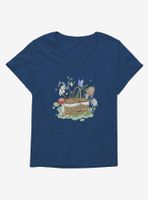 Cottagecore Picnic Basket Womens T-Shirt Plus