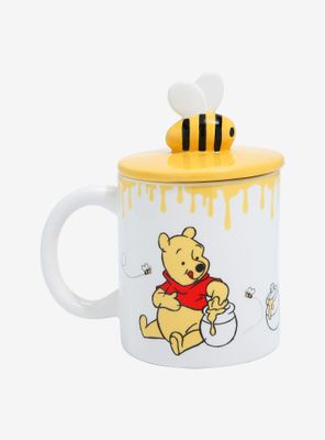 Disney Winnie the Pooh Bees & Hunny Mug with Lid