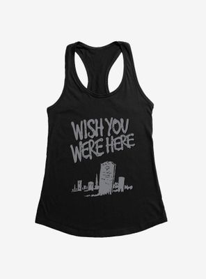 Wish You Were Here Tombstone Womens Tank Top