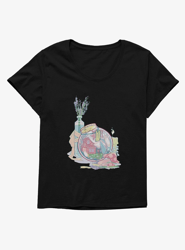 Cottagecore Keep a Bottle Girls T-Shirt Plus