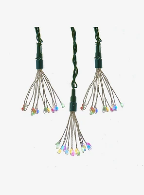 Light Cluster Lights And Multicolor Twinkle Led Lights With Green Wire