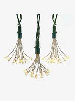 Light Cluster Lights And Warm White Twinkle Led Lights With Green Wire