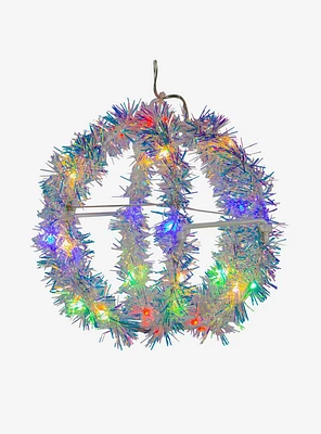 Multicolor 6 inch Led Tinsel Foldable Sphere