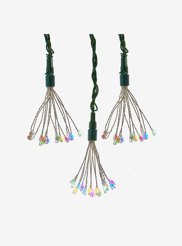 Light Cluster Lights And Multicolor Twinkle Led Lights With Green Wire