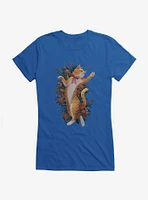 Cottage Core Erin Eavy Nature Cat Girls T-Shirt