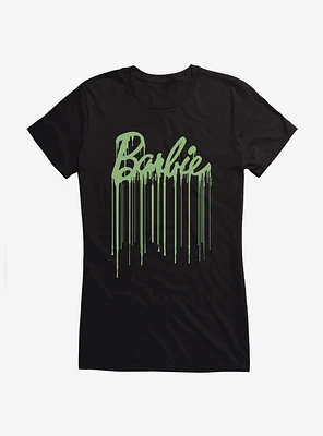 Barbie Haloween Drip Logo Girls T-Shirt