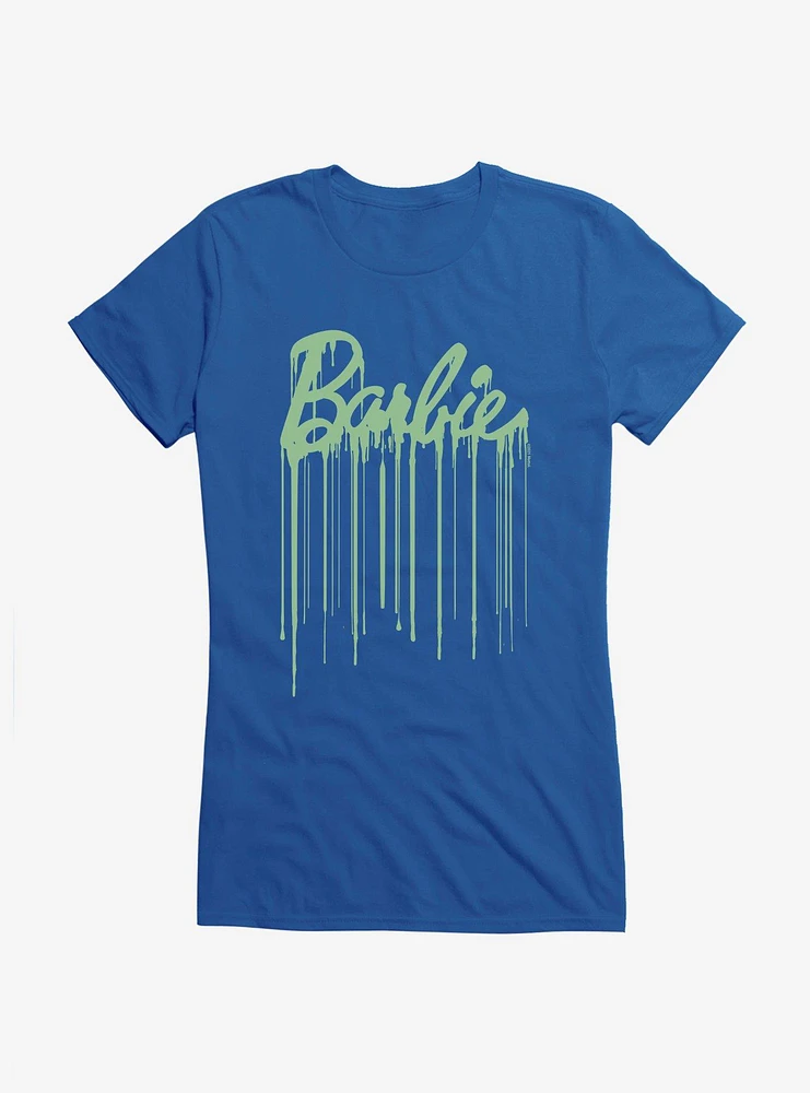 Barbie Haloween Drip Logo Girls T-Shirt