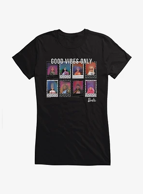 Barbie Haloween Good Vibes Only Girls T-Shirt