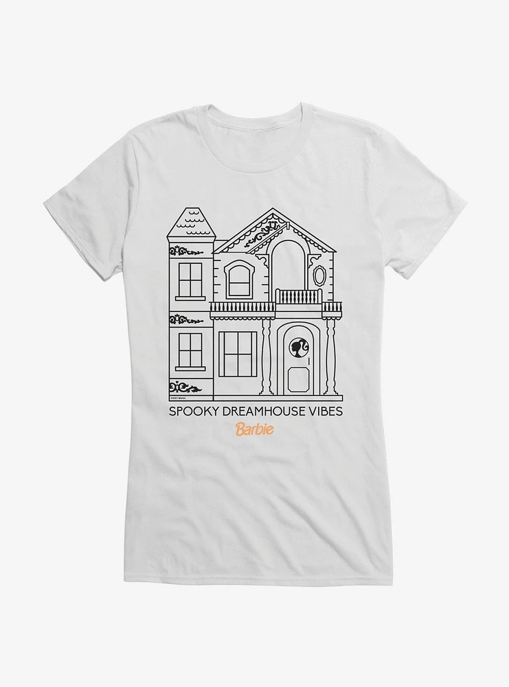 Barbie Halloween Spooky Dreamhouse Vibes Girls T-Shirt