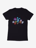 Blue's Clues Group Cheer Womens T-Shirt