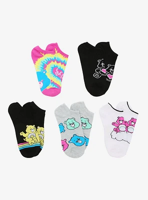 Care Bears Retro No-Show Socks 5 Pair