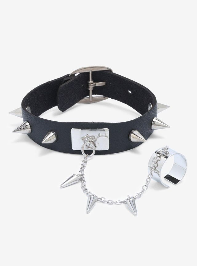 hot topic leather bracelets