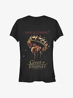Game Of Thrones War Is Coming Crown Girls T-Shirt