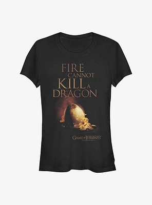 Game Of Thrones Dragon Fires Girls T-Shirt