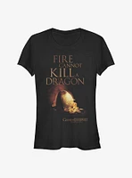 Game Of Thrones Dragon Fires Girls T-Shirt