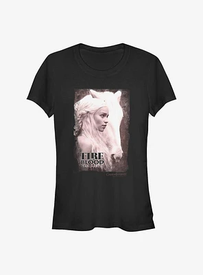 Game Of Thrones Daenerys Fire And Blood Girls T-Shirt
